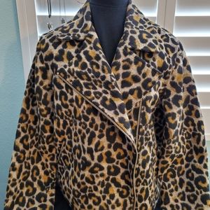 Leopard print jacket